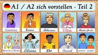 Deutschkurs A1 / A2 - sich vorstellen &amp; kennenlernen / German for beginners / Wie heißt du?