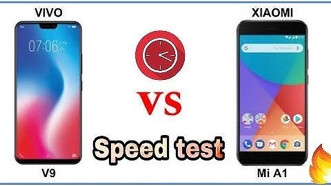 Vivo V9 vs Mi A1 speedtest | Mi A1 beats vivo v9