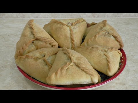 ТРЕУГОЛЬНИКИ С КАРТОШКОЙ И ГРИБАМИ ИЗ ПЕСОЧНОГО ТЕСТА