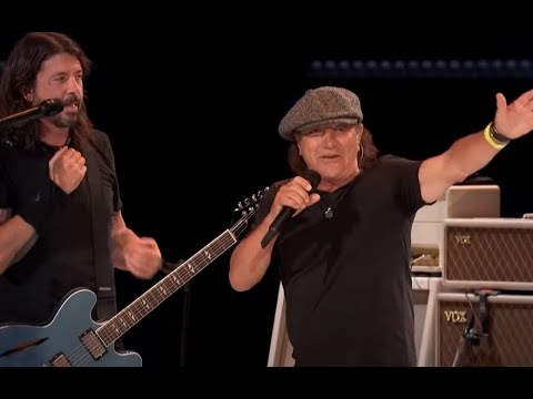 The Foo Fighters and AC/DC's Brian Johnson performed Back In Black video posted!