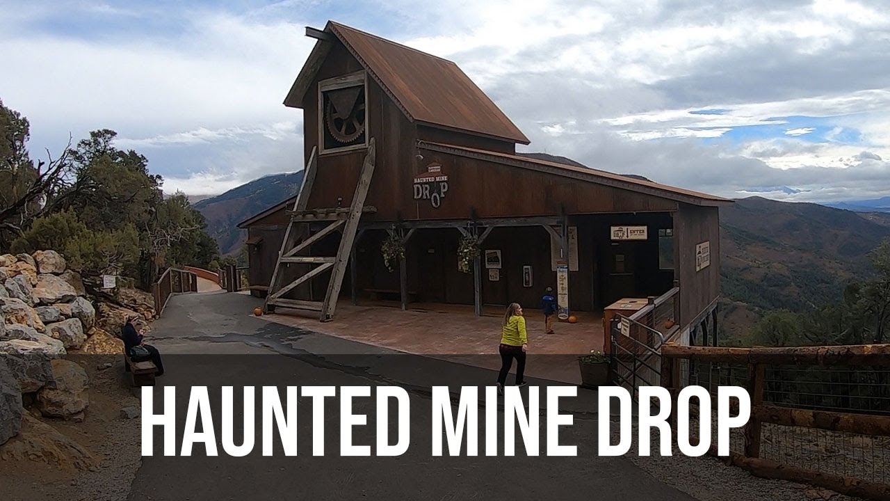 haunted mine drop at glenwood caverns