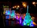 Светомузыкальный фонтан в Казани.Крылья Советов /Light & music fountain in Kazan