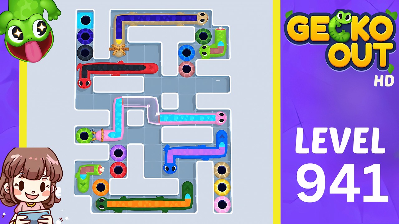 Gecko Out Level 941 Solution Walkthrough