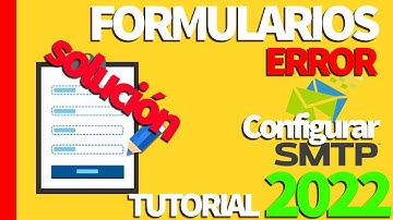 ⚠️ Error al enviar formulario por email en wordpress | ✅ SMTP para WORDPRESS | Formularios Elementor