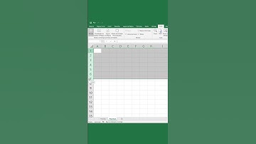 Como ALTERAR LARGURA E ALTURA da coluna ou a altura da linha no Excel | SHORTS