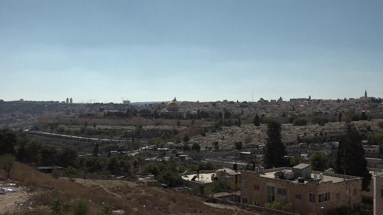 View of Jerusalem's Old City skyline