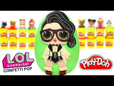 LOL Confetti Pop Sürpriz Yumurta Oyun Hamuru LOL Confetti Pop Bebekleri