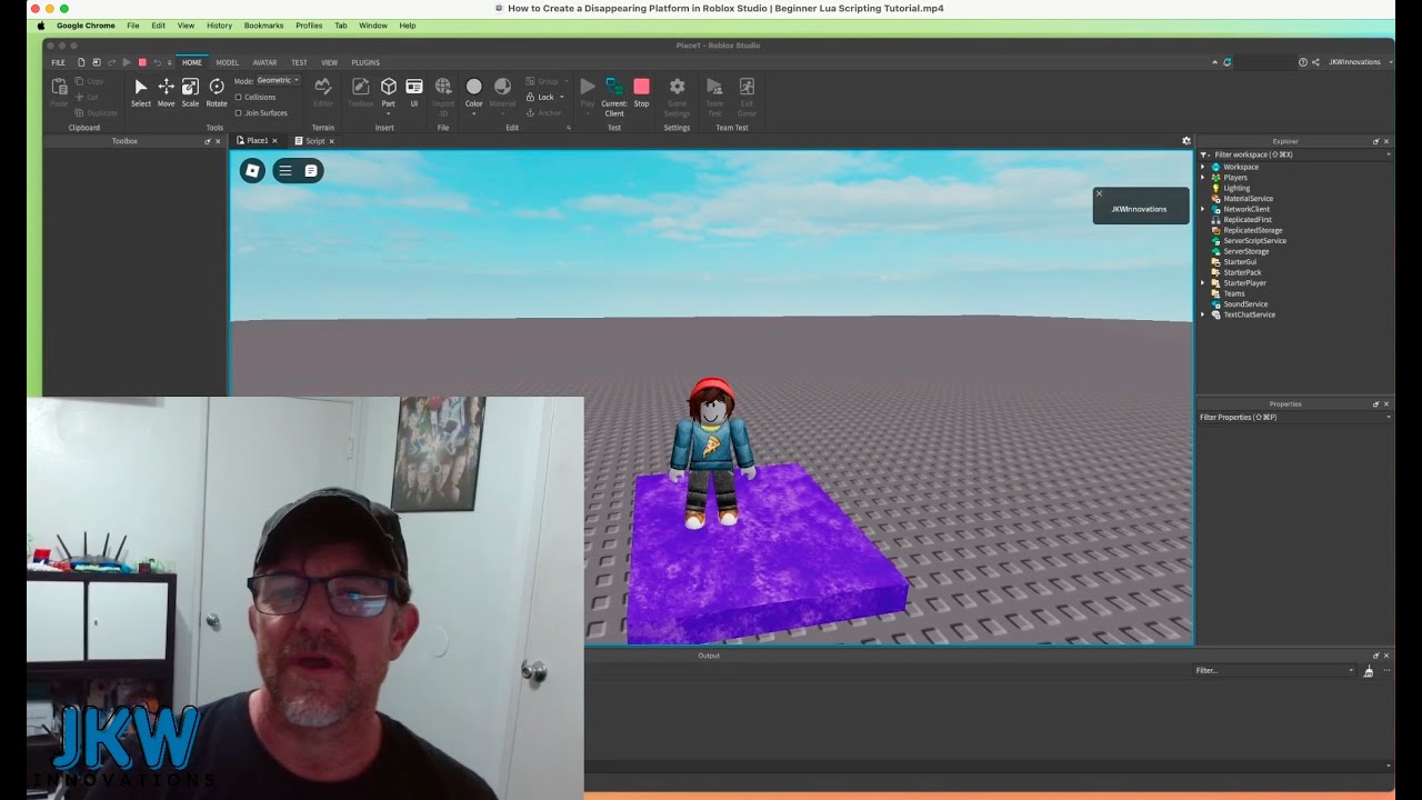 How to Create a Disappearing Platform in Roblox Studio | Beginner Lua ...