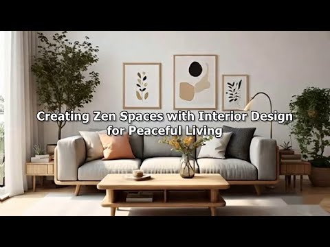 Creating Zen Spaces with Interior Design for Peaceful Living - YouTube