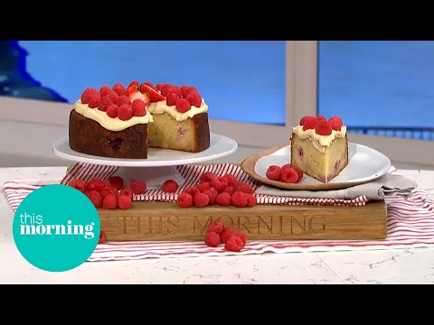 Donal's raspberry & white chocolate ricotta cake | this morning