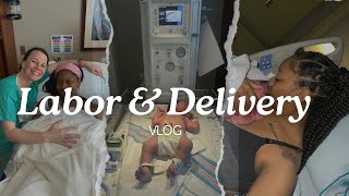Labor \& Delivery Vlog \/ Born at 38 Weeks- with epidural