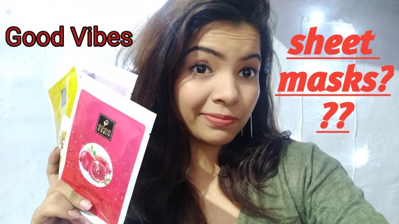 Good vibes sheet masks !!!!😍😍