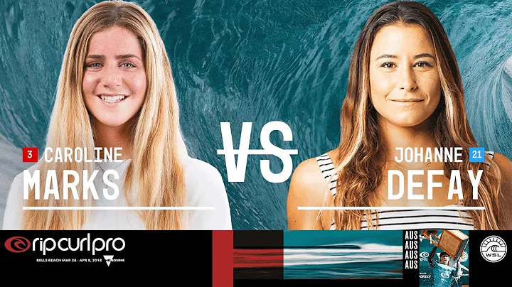 Caroline Marks vs. Johanne Defay - Quarterfinals, Heat 3 - Rip Curl Women's Pro Bells Beach 2018