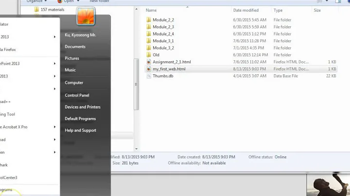 How to edit html file using Notepad