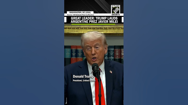Great leader: Trump lauds Prez Javier Milei as he hints towards free trade agreement with Argentina