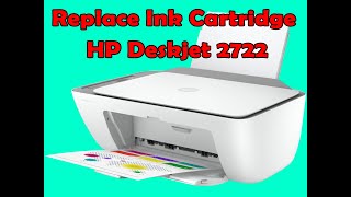 How to Install Replacement Ink Cartridges in The HP Deskjet 2722 in WIFI Printer