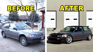 FULL BUILD - REBUILDING AN ABANDONED HONDA CIVIC EF HATCH