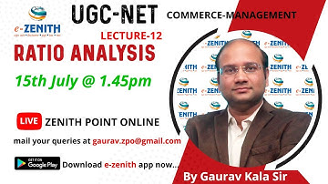 RATIO ANALYSIS (LECTURE-12)| RATIO ANALYSIS| UGC-NET-JRF-COMMERCE, MANAGEMENT| LECTURESHIP EXAMS