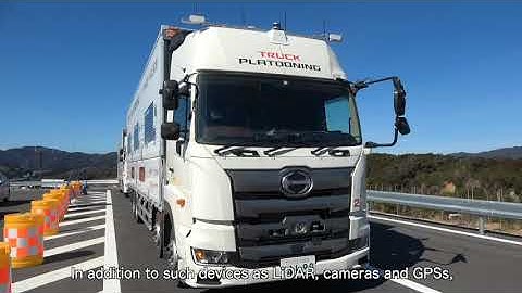 Autonomous drive -Truck Platooning Demonstration Experiment-