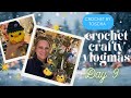Crocheting an ornament tree! VLogmas Day 9! 