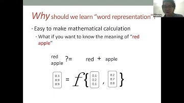 CMU Low resource NLP Bootcamp 2020 (5): Neural Representation Learning