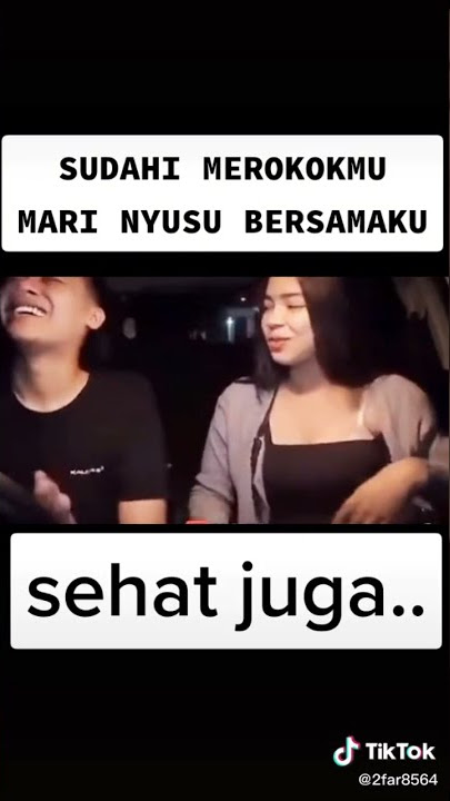 Sudahi rokok mu mari nyusu bersama ku 😁😂🤣