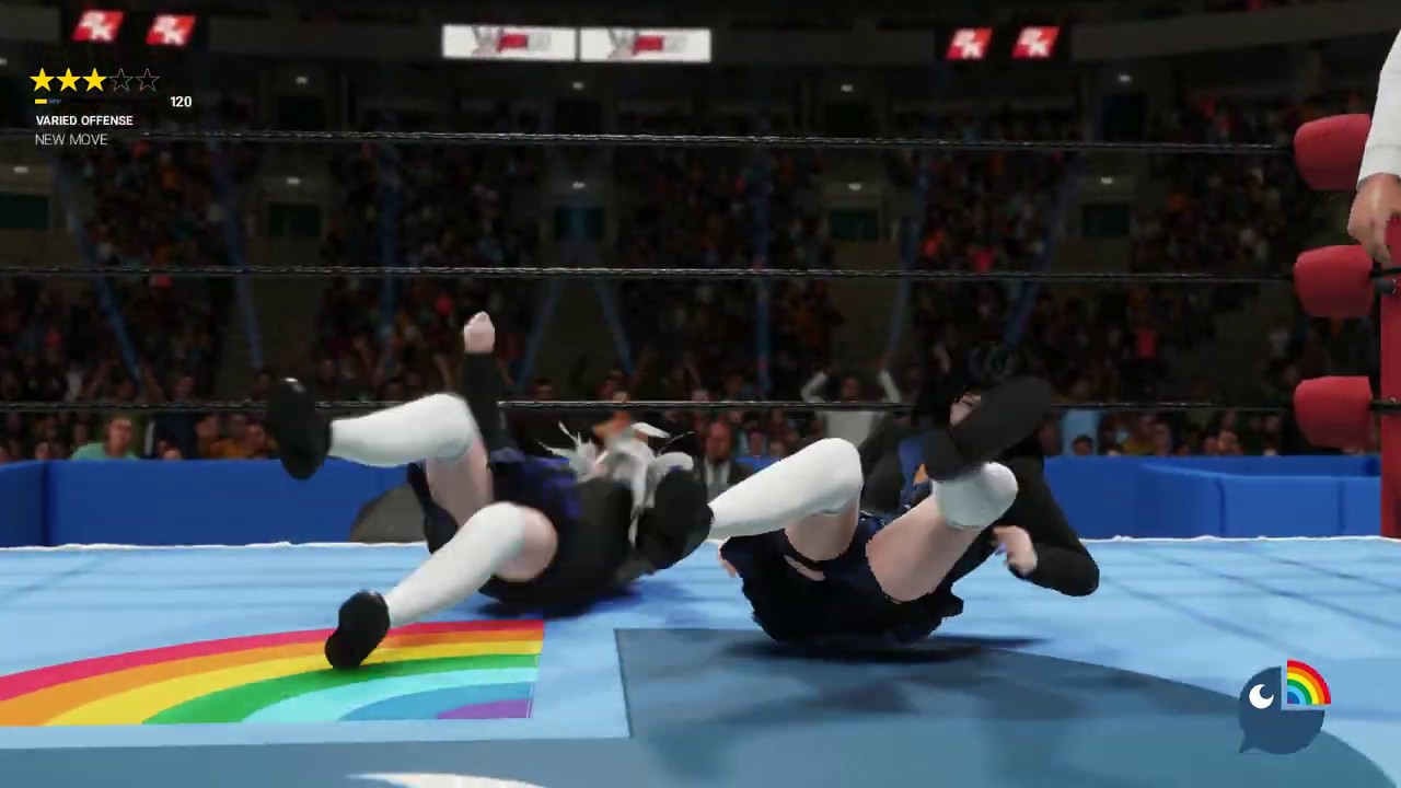 [WWE2K19]にじさんじ女子王座決定戦準決勝第一試合　樋口楓 vs 月ノ美兎　nijisanji championship higuchi kaede vs tsukino mito