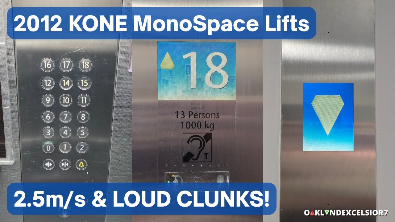 FAST AMAZING KONE MonoSpace Lifts at Premier Inn Buchanan Galleries, Glasgow