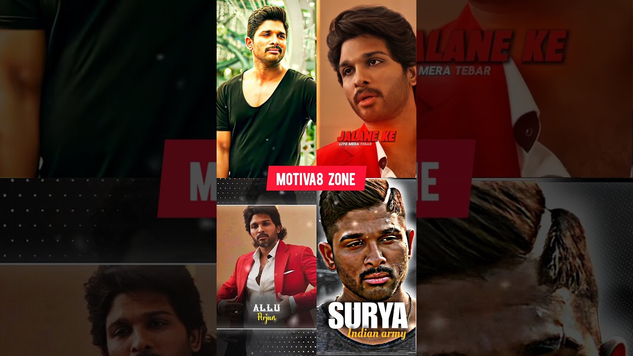 Allu Arjun attitude dialogues 