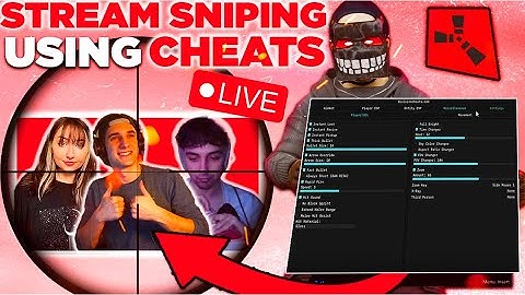 Terrorizing Rust Streamers w/ CHEATS in RUST... ft. THE BEST RUST CHEAT