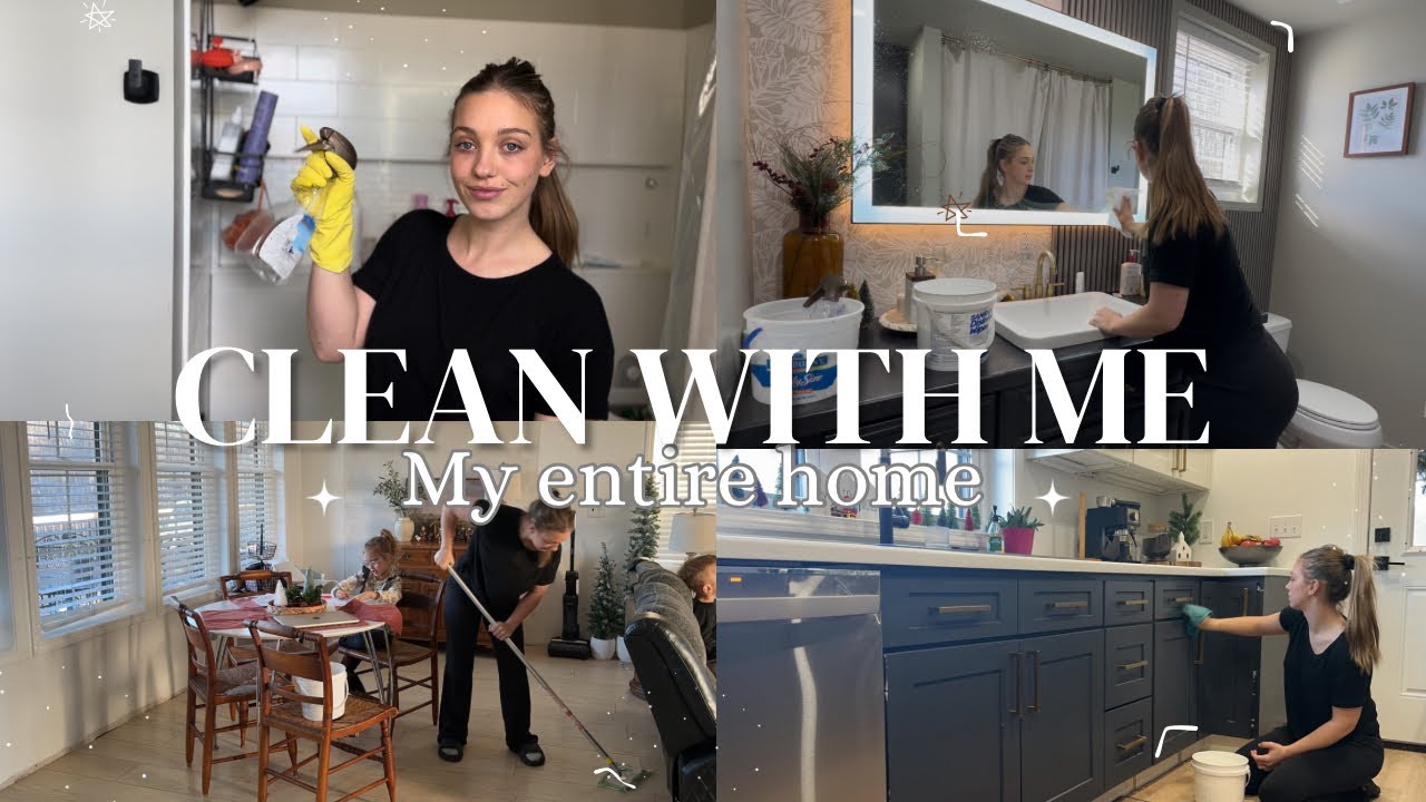 Clean With Me | Whole House Cleaning Motivation for Moms