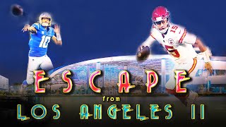 mahomes vs herbert: escape from los angeles ii