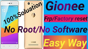 Gionee f103 pro /FRP/ GOOGLE ACCOUNT/Password/Pattern Unlock /no root/no software//