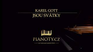 Karel Gott - Jsou svátky (klavírní doprovod / karaoke)