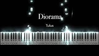 Diorama - Tulus | Piano Tutorial by Andre Panggabean