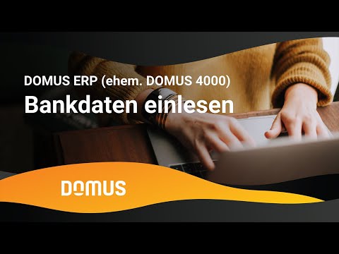 DOMUS 4000 - Bankdaten einlesen