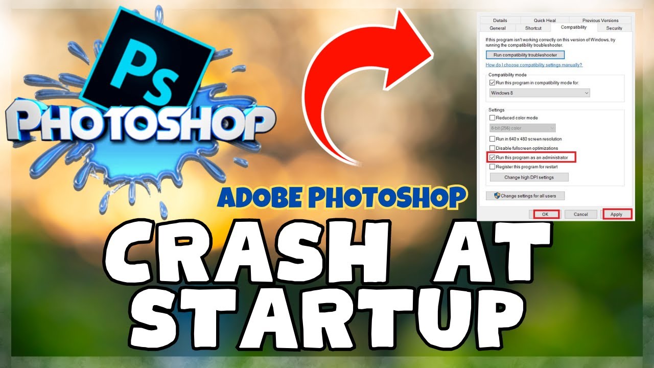 Adobe Photoshop – How to Fix Adobe Photoshop Crashing on Startup! issue ...