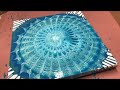 Fluid painting acrylic dirty pour organic mandala wigglz art easy beginners technique please share