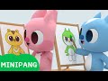 [미니팡 에스파냐] 미니특공대 | 색칠 놀이 | 색깔놀이 | 에스파냐어 | 스페인어| Color play | Mini-Pang TV 3D Play