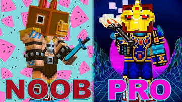 NOOB VS PRO in the Battle Royale {Pixel Gun 3D}