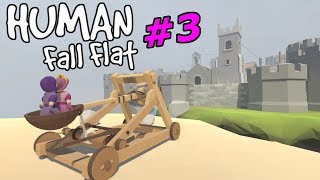 Human: Fall Flat / Castle, Catapults, & Windmill / Episode #3