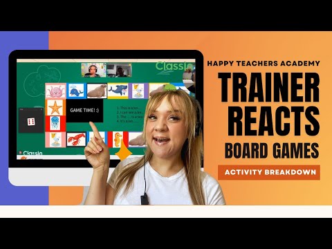 Trainers React - Interactive Activities ESL Online Lesson on ClassIn