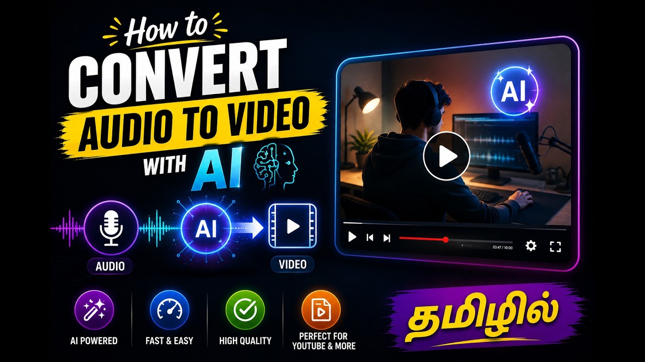 How To Convert Audio To Video With AI YouTube How to convert audio to video with ai youtube