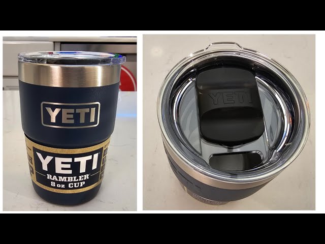 YETI Rambler 8 oz Stackable Cup, Stainless Steel, Vacuum Insulated Espresso  Cup with MagSlider Lid, Black