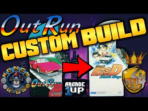 Custom OutRun/Initial D Arcade1Up - LIVE Modding Session w/ 2Dai4 & Kongs-R-Us from 2Dai4