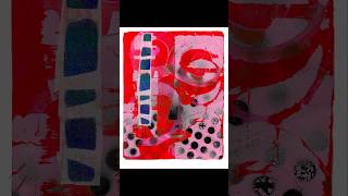 New stencils, new colors. #printmaking #painting #artcollection #abstract