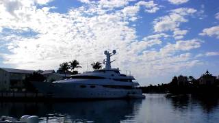 Massive Yachts docked at the Atlantis Resort Bahamas 2