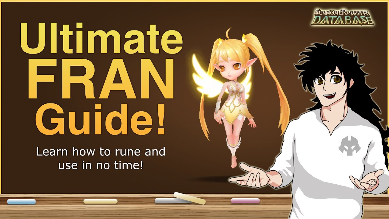 How to Rune, Build, and Use Fran (Light Fairy Queen) Summoners War ...