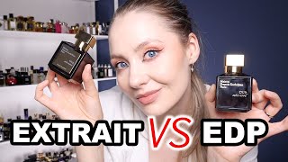 Oud Satin Mood Eau De Parfum vs Extrait  MFK fragrance review