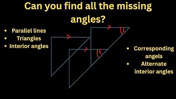 Find Missing Angles | Geometry Walkthrough Using Triangle Properties, Parallel Lines, etc- Geometry